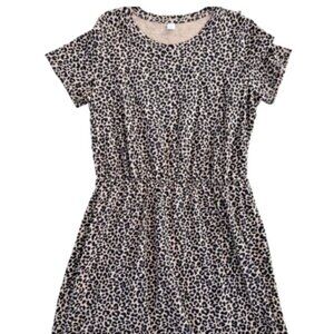 Leopard Casual Dress by Old Navy Sz L